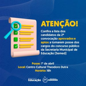 Concurso Público da Secretaria Municipal de Educação (Semed)